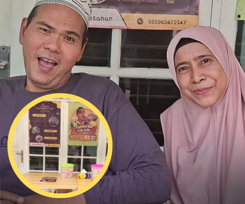 Dulu Bintang Sinetron Lupus, Fahmi Bo Kini Buka Warung Acar Buntut dan Sop Buntut di Kontrakan Palmerah
