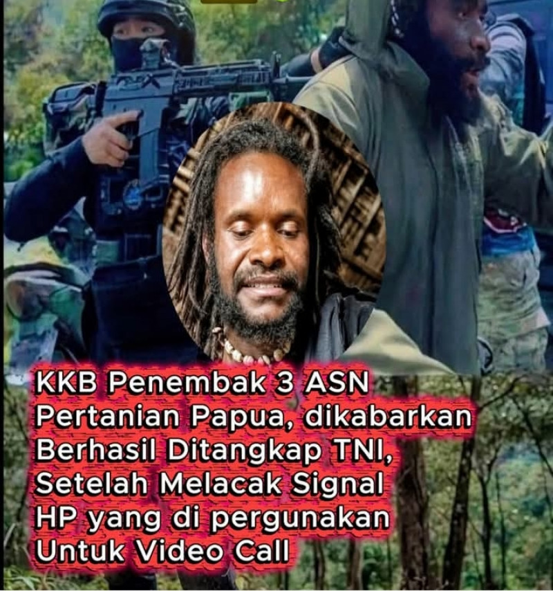 DILACAK LEWAT SINYAL HP! TNI Tangkap Pelaku KKB Penembak ASN Pertanian Papua