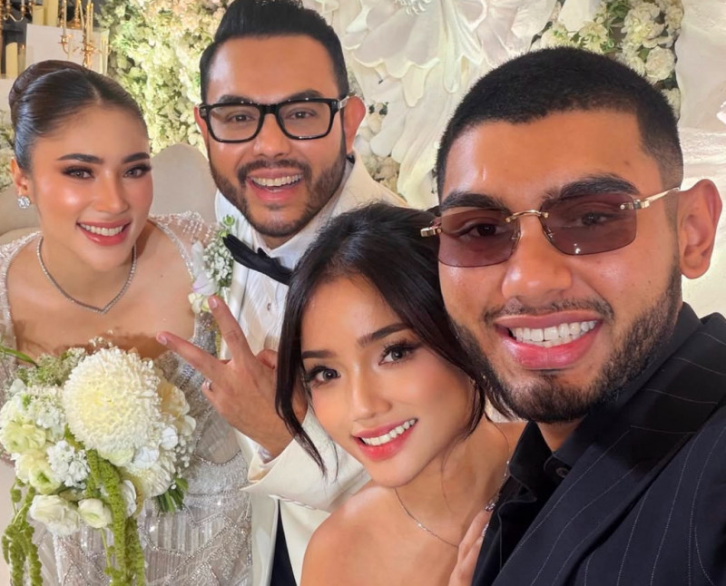 Fuji Gandeng Rakin Khan Di Acara Keluarga,Kompak Pakai Baju Hitam