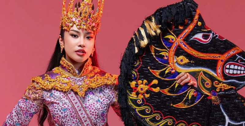 Bawa Tarian Kuda Lumping Ke Panggung Dunia,Audrey Bianca Masuk 40 Besar Miss World 2026.