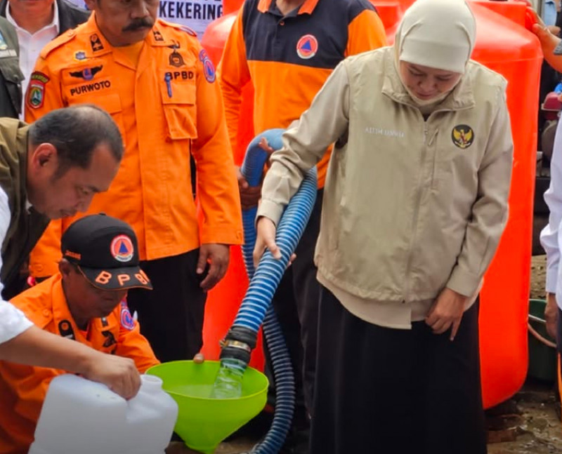 25 Kabupaten Di Jawa Timur Ajukan Bantuan Air Bersih,Dampak Kekeringan Meluas!