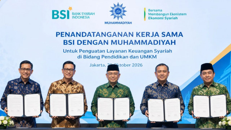 BSI Perluas Layanan Syariah di Ekosistem Muhammadiyah, Sasar 164 Perguruan Tinggi dan 50.000 UMKM
