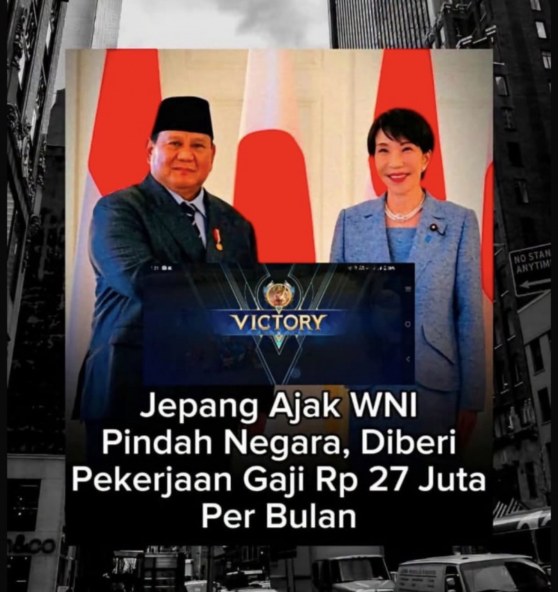 Jepang Butuh Pekerja Asing, Targetkan 100.000 WNI Bekerja di Jepang Gaji Rp27 Juta