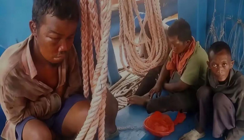 TAK HANYA DIANIAYA, 4 ABK KAPAL CUMI HANYA DIGAJI 500 RIBU SELAMA 4 BULAN