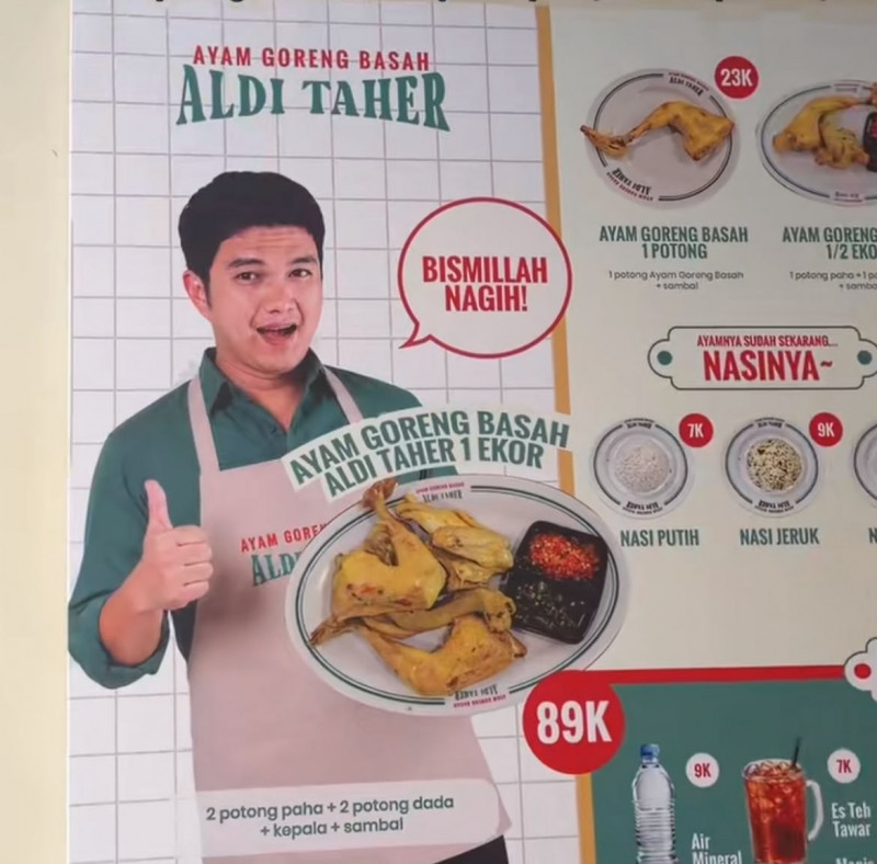 Setelah Jakarta, Ayam Goreng Basah Aldi Taher Bidik Semarang Sebagai Cabang Berikutnya?